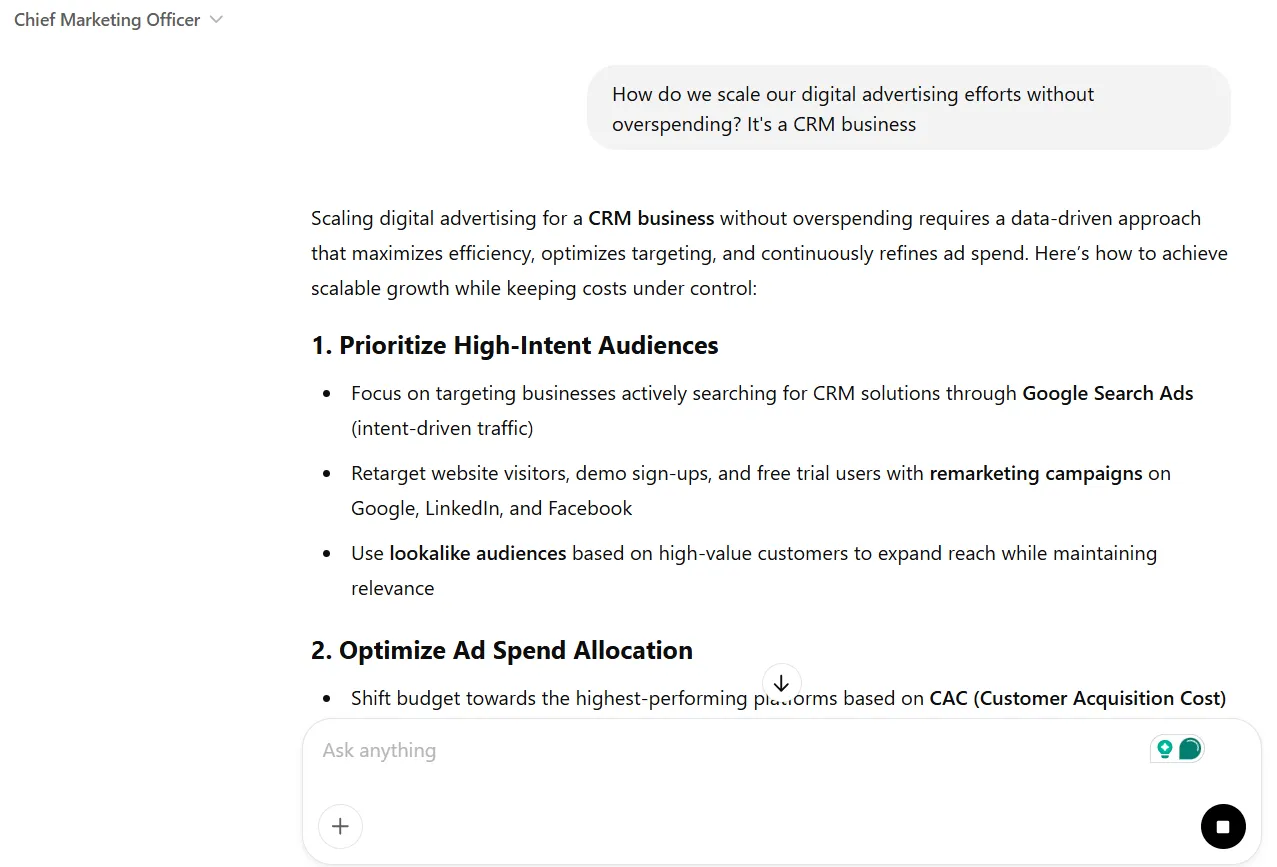 Chief Marketing Officer: GPT ที่ดีที่สุดสำหรับการตลาด