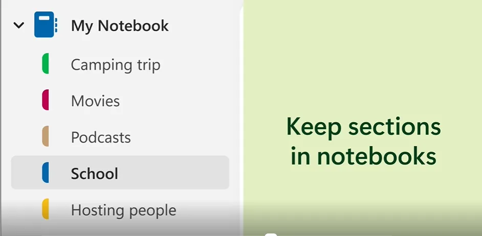 Microsoft OneNote 스마트 구성