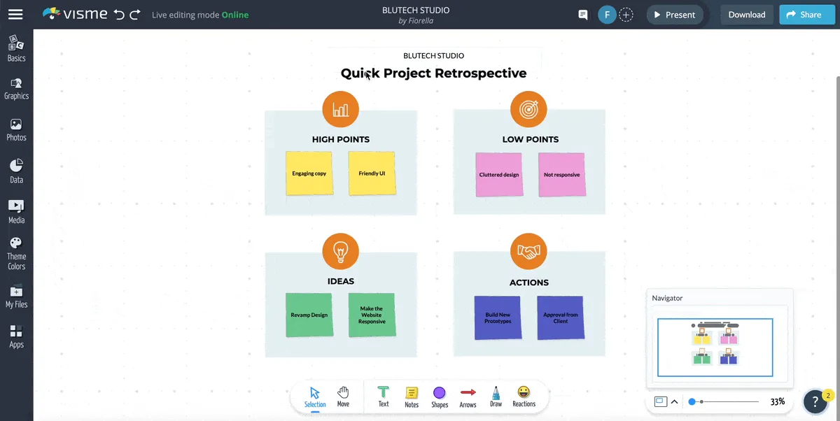 Visme: алтернативи на Google Slides
