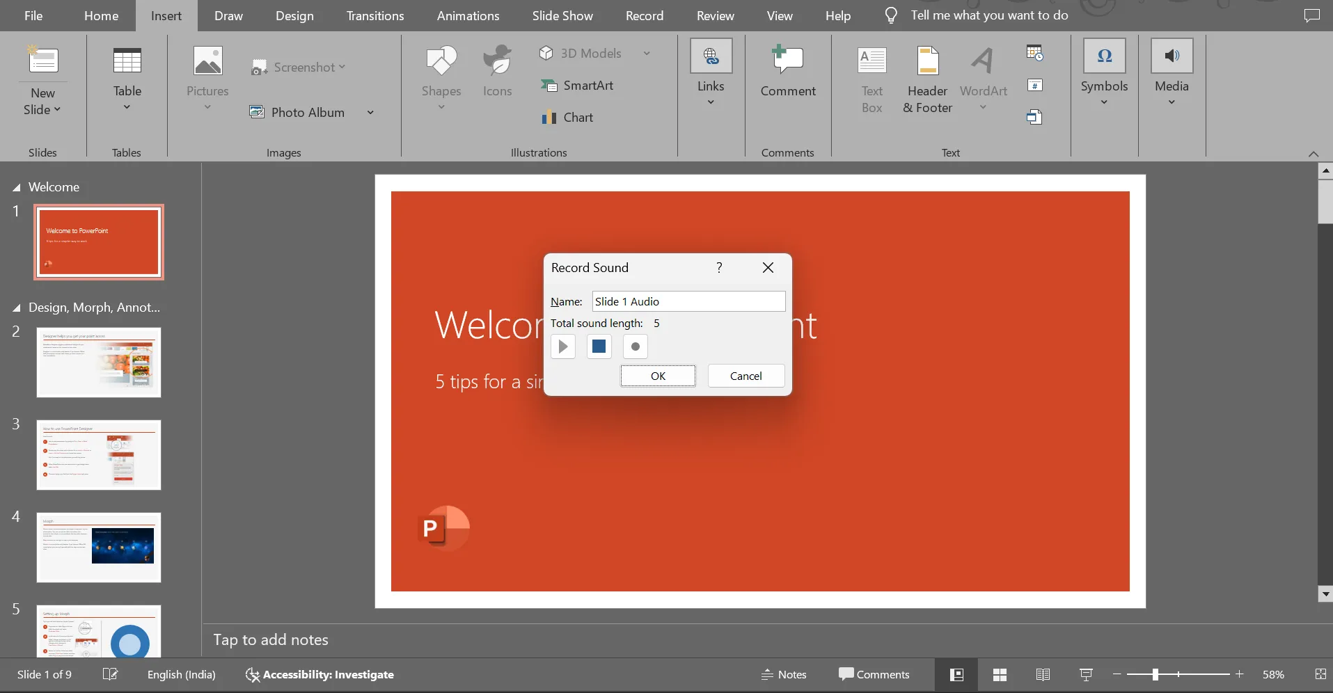 Comece a gravar: como adicionar narração ao PowerPoint