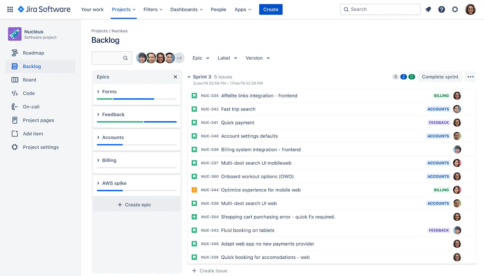 Jira-Dashboard-Bild