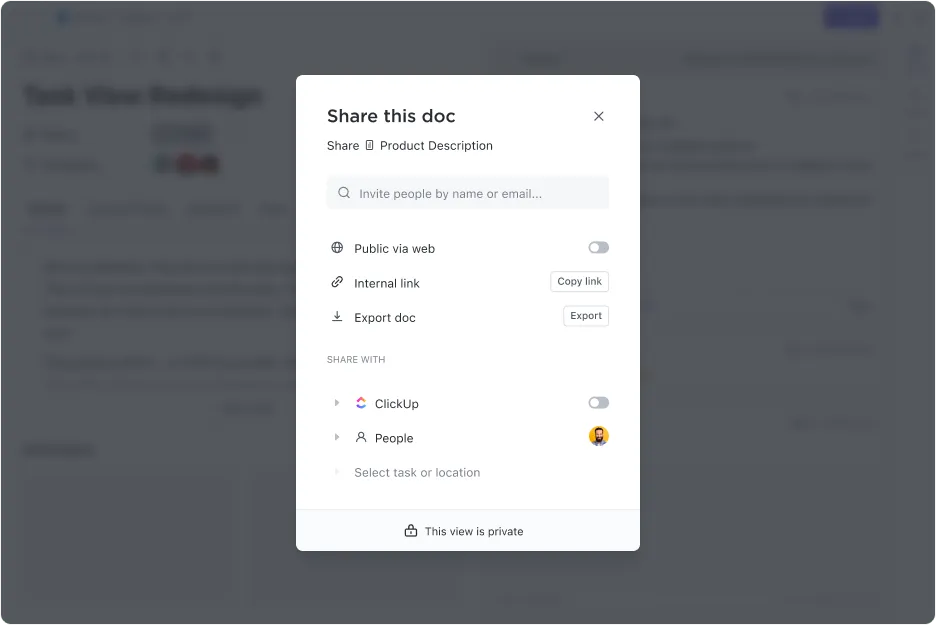 ClickUp Docs