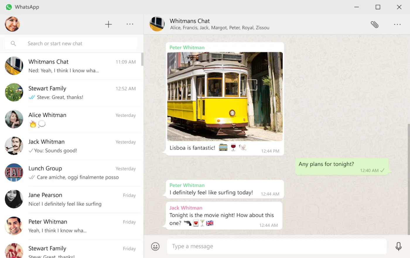 WhatsApp: بديل GroupMe