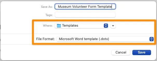 Creazione di modelli di moduli compilabili in Word