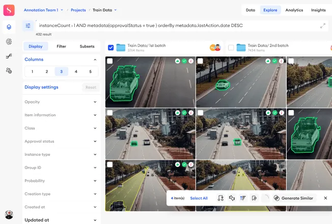 Annotationssoftware SuperAnnotate Dashboard