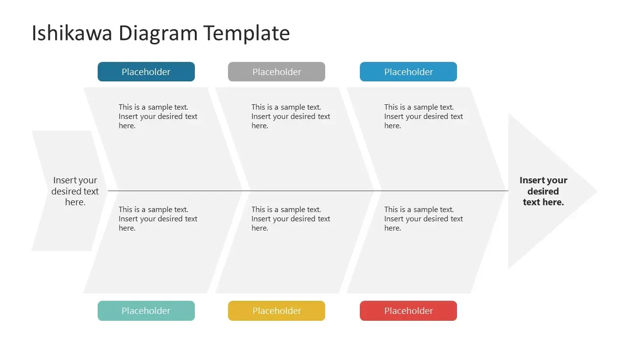 PowerPoint Ishikawa Diagram fishbone diagram template powerpoint от SlideModel.com