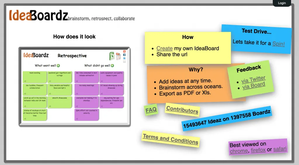 IdeaBoardz-Dashboard