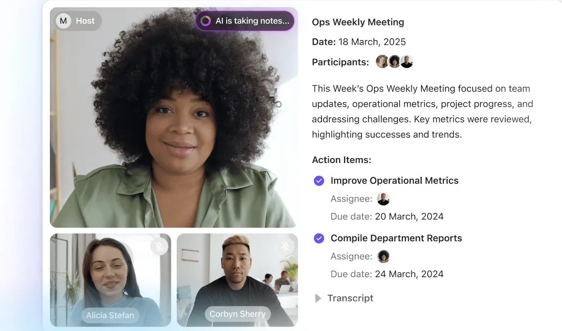 ClickUp AI Notetaker