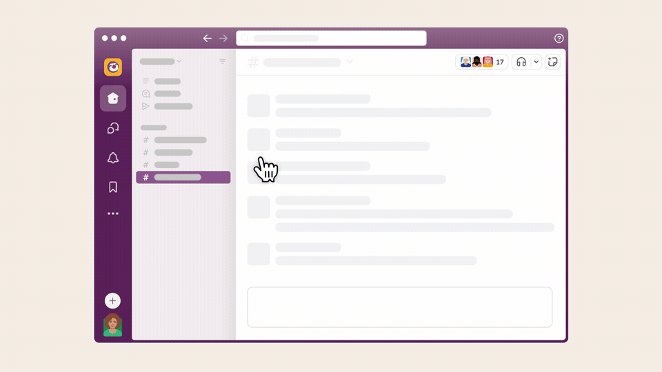 วิธีเริ่มการประชุมกลุ่มใหม่ใน Slack