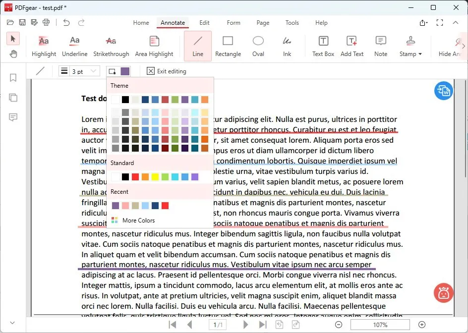 PDF Gear: Como desenhar em um PDF