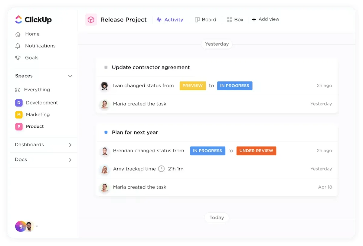 ClickUp Construction Management: CRM pro stavebnictví
