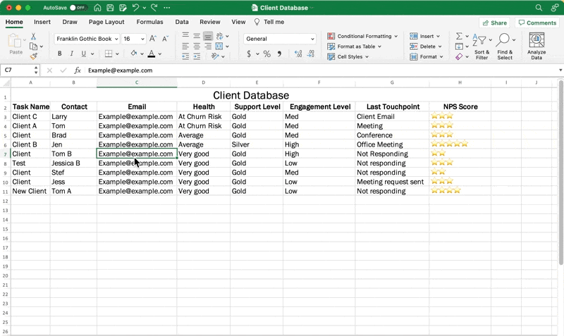 Sử dụng các hàm Excel như hộp thoại bảng để tạo trường cơ sở dữ liệu