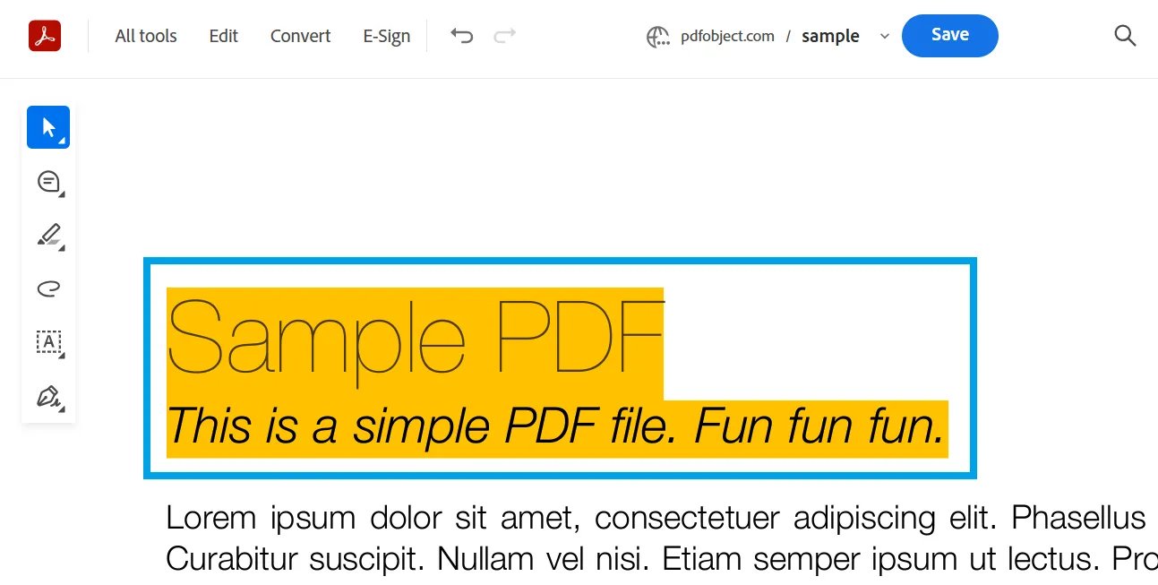 Markierter Text in Adobe Acrobat: So entfernen Sie Markierungen in PDF-Dateien