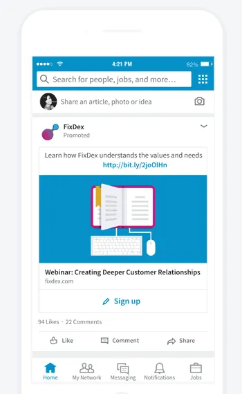 Formulaires de génération de prospects pour faire de la publicité sur LinkedIn