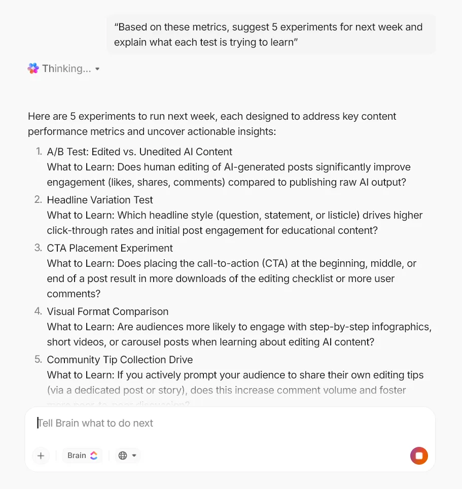 Vat de feedback in deze thread samen en zet deze om in een overzichtelijke reeks volgende stappen met eigenaren.