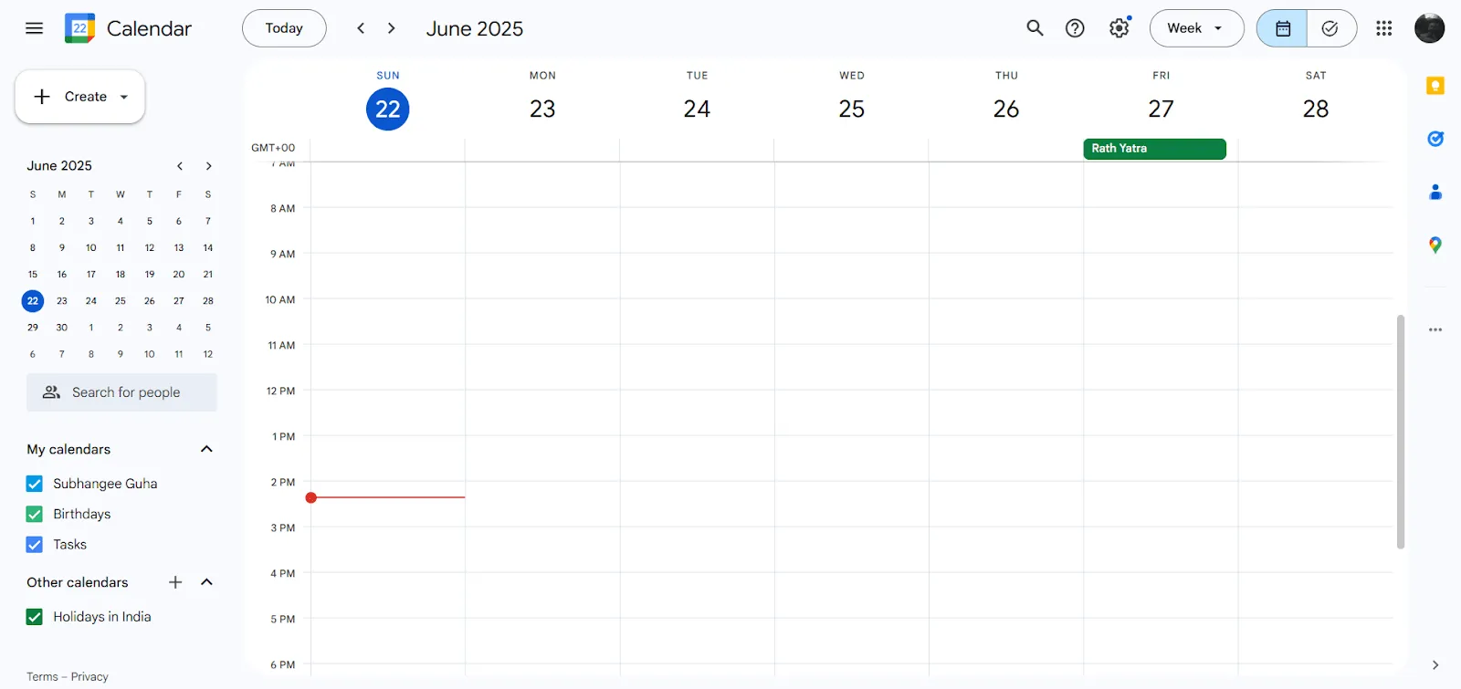 Google Agenda