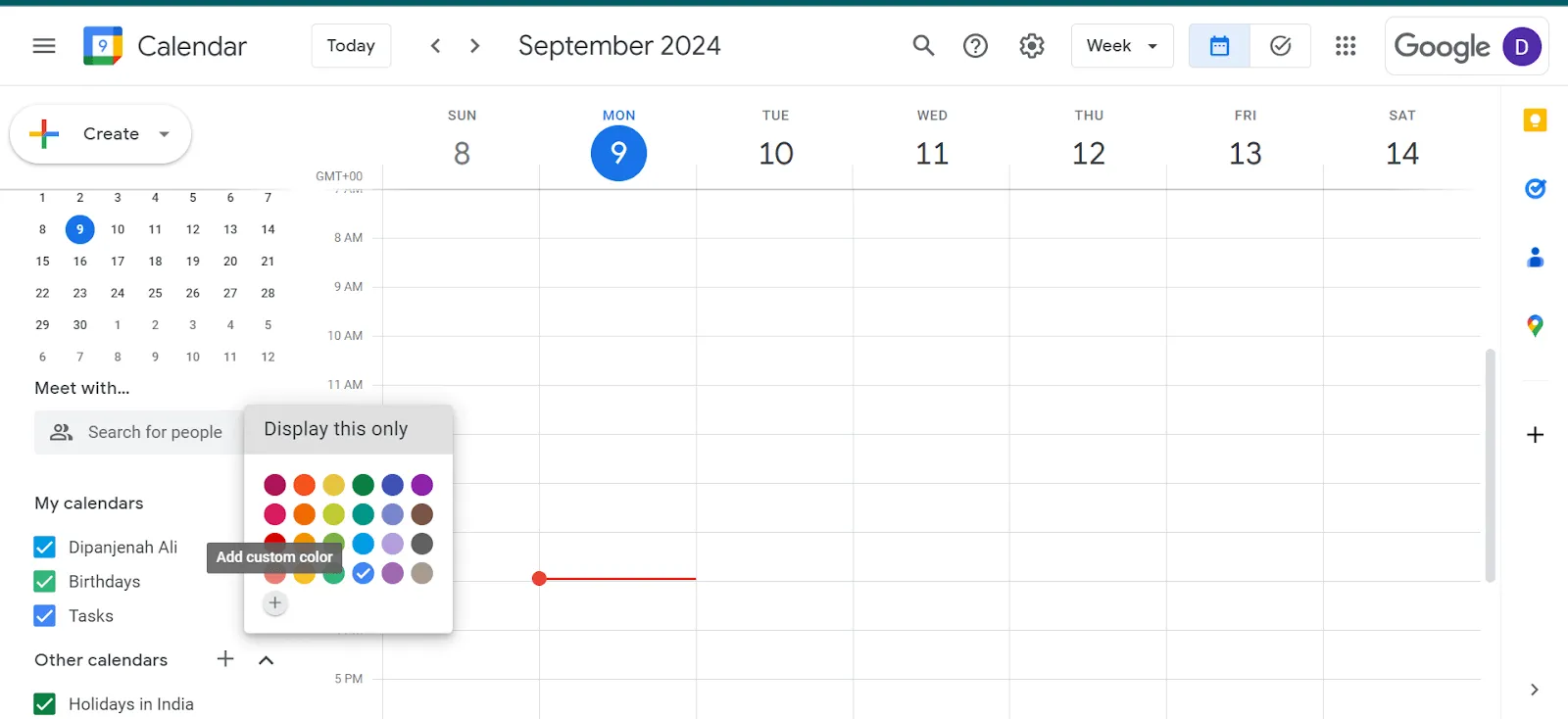 Cómo personalizar Google Calendar: asignar colores a las tareas