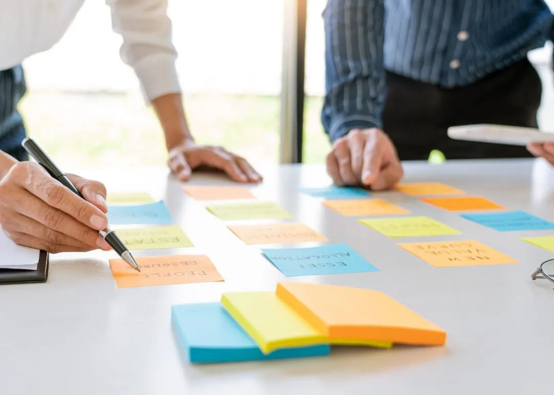 Planifier avec des post-it