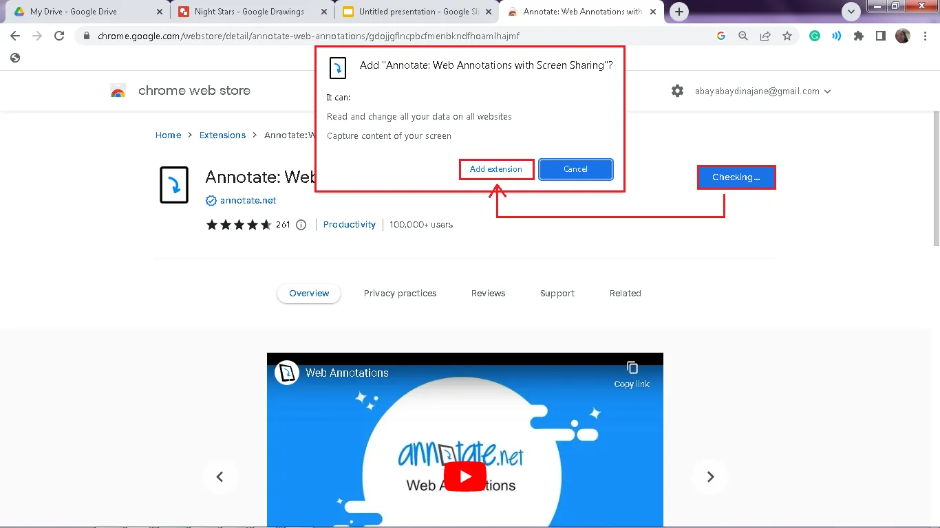 Comment dessiner dans Google Slides : installez Annotate