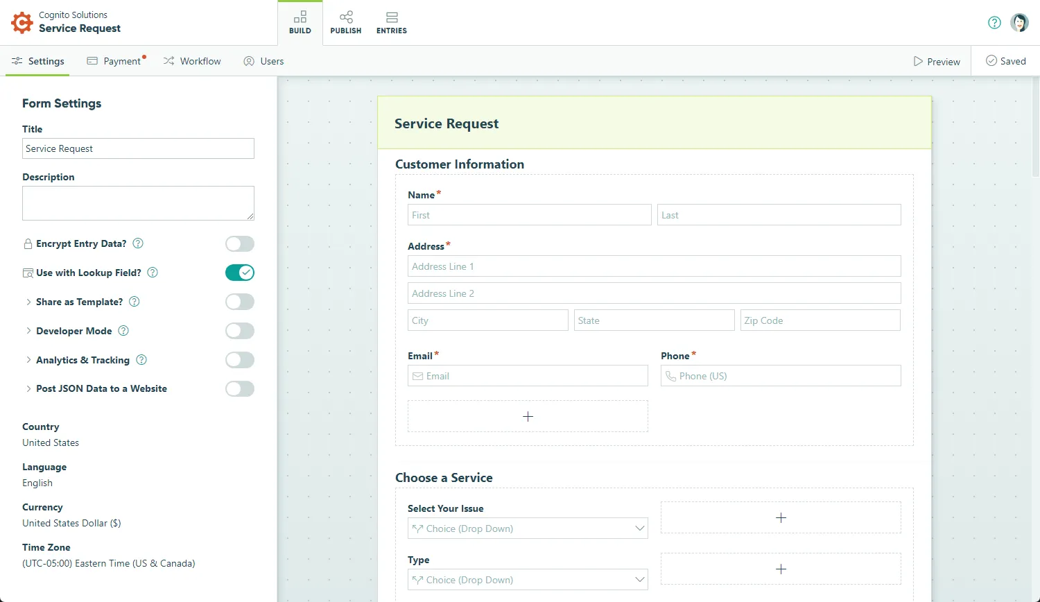 ทางเลือกของ Zoho Forms: Cognito Forms: เหมาะที่สุดสำหรับเวิร์กโฟลว์ที่ทรงพลังและการทำงานอัตโนมัติของงาน