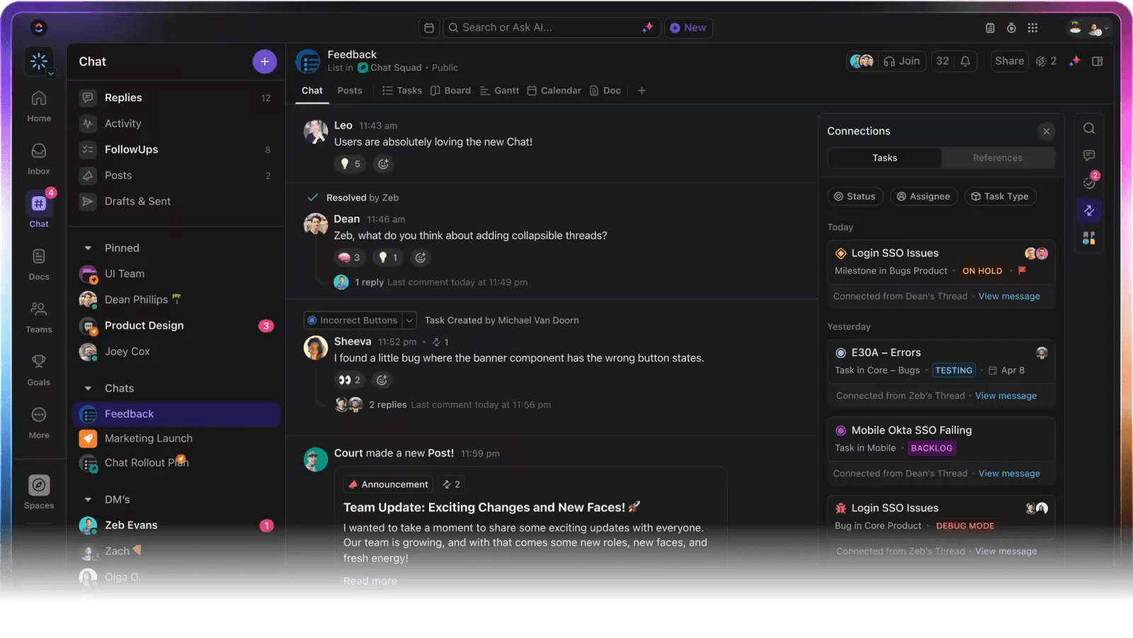ClickUp Chat