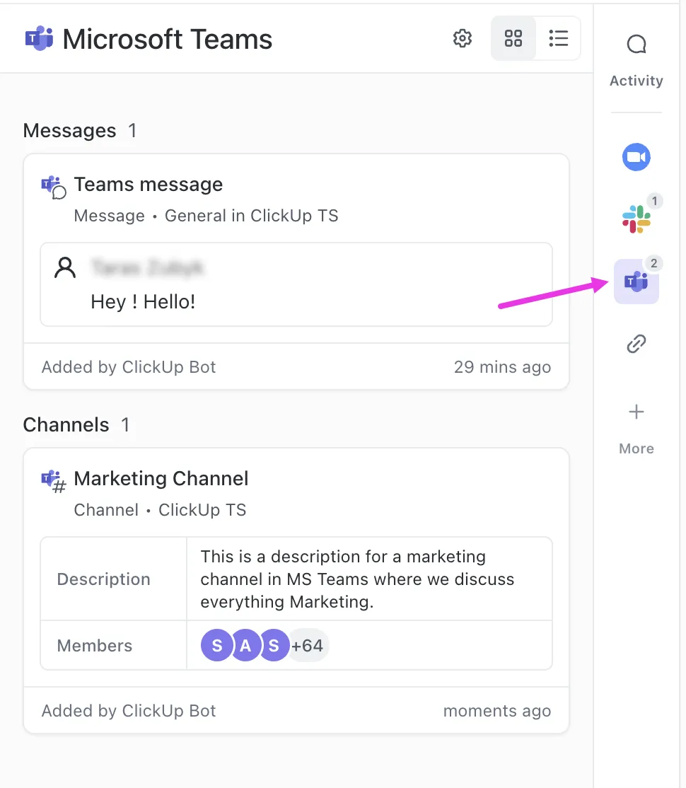 Microsoft Teams : Microsoft Teams와 연동되는 프로젝트 관리 tools