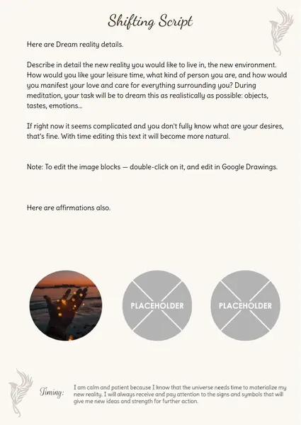 Шаблон за промяна на сценария Google Docs от Template Radar