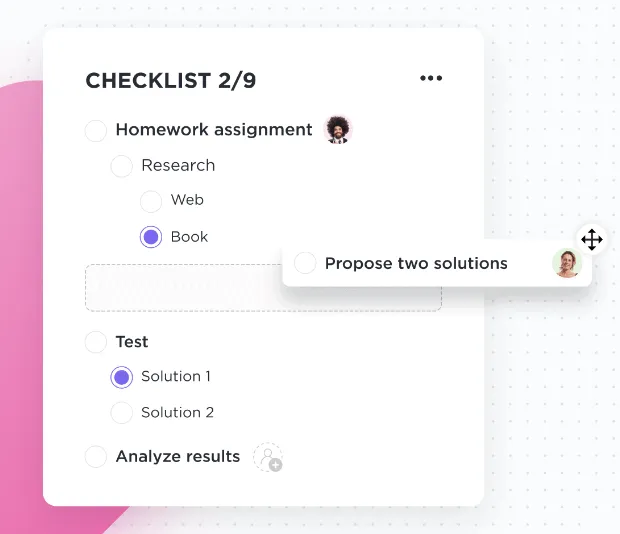 Application de liste de tâches ClickUp
