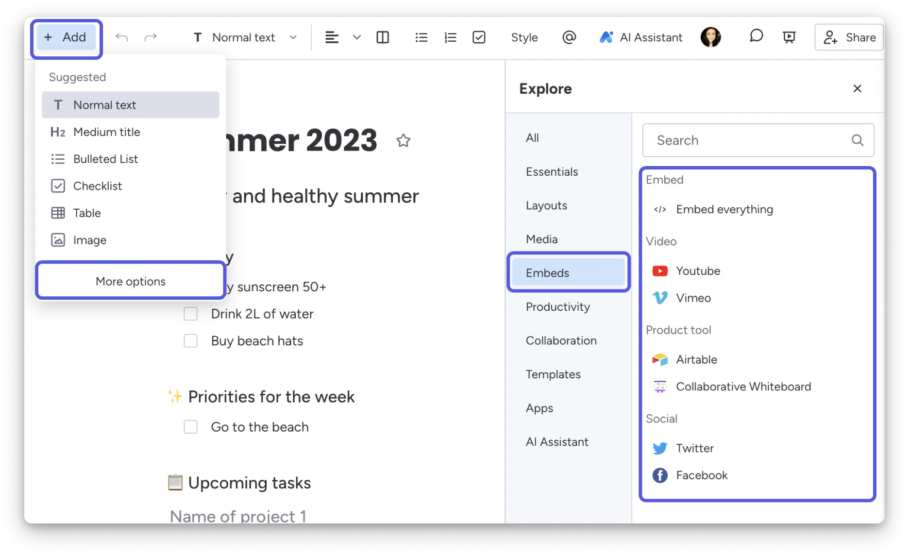 WorkDocs è il generatore di moduli integrato in Monday.com: Trello vs monday