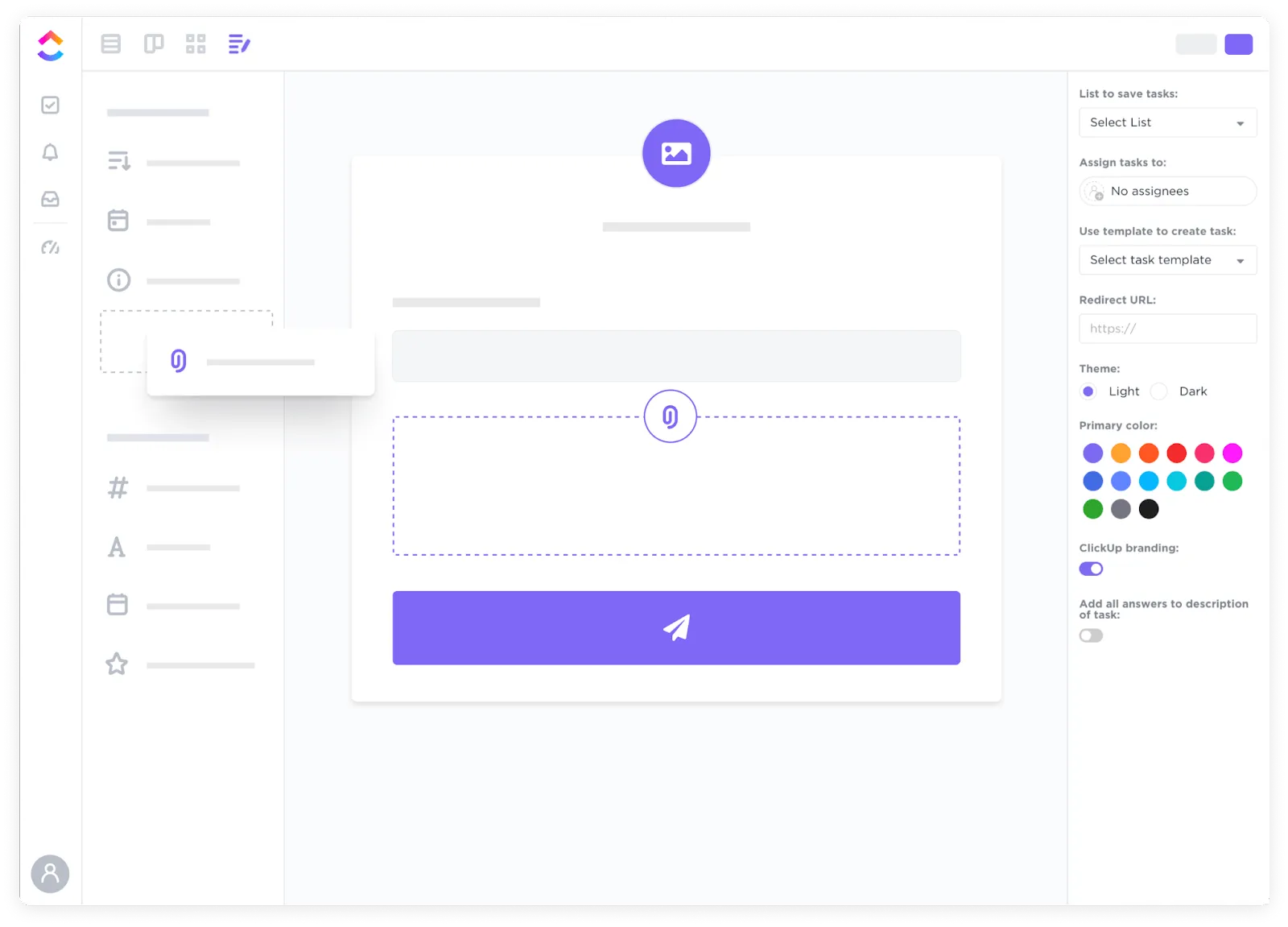 ClickUp Modulo Visualizza dashboard Immagine