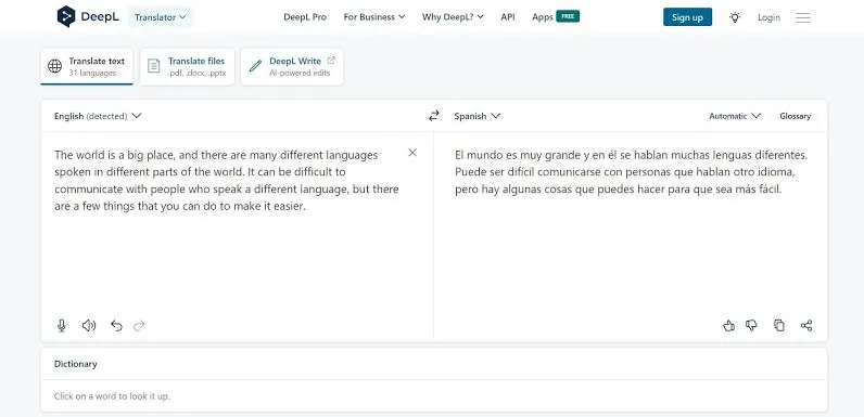DeepL: أدوات الذكاء الاصطناعي لنظام Mac