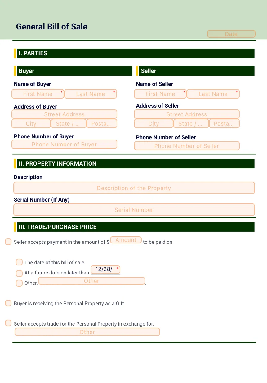 Gestión de formularios de venta a efectos fiscales con esta plantilla PDF de Jotform.
