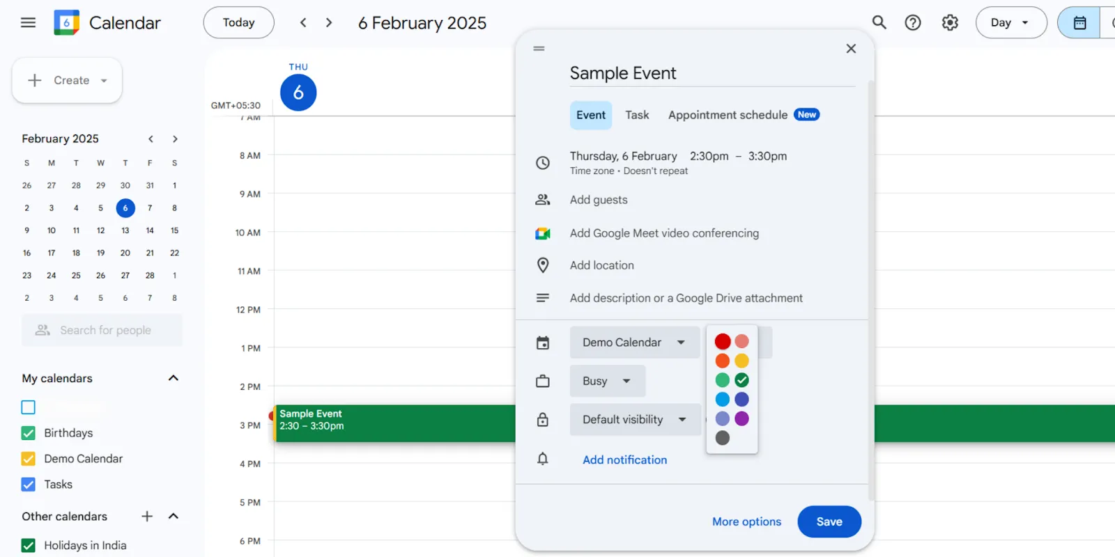 Codici di colore: come rendere Google Calendar più esteticamente gradevole