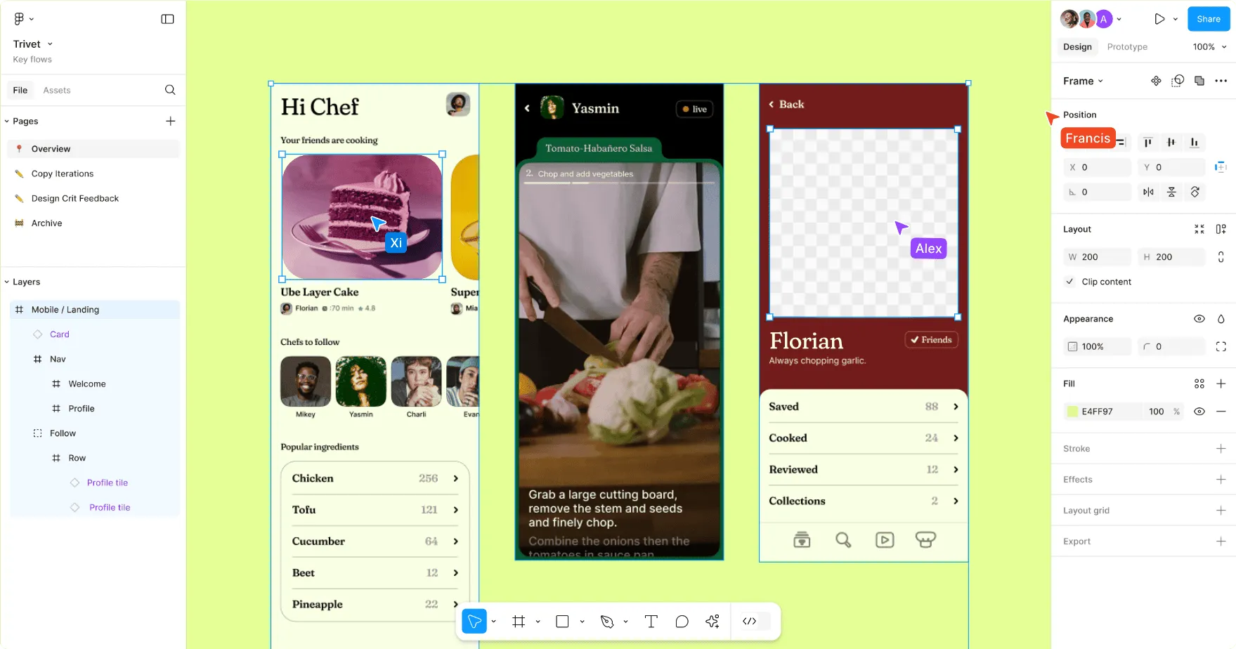 Painel do Figma: Ferramentas de feedback de design