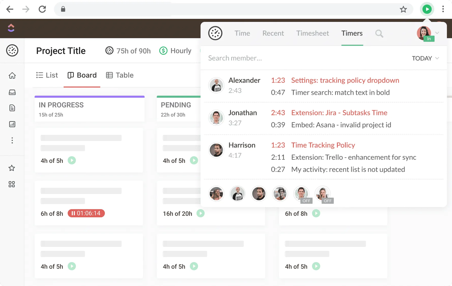 Tích hợp Everhour của ClickUp