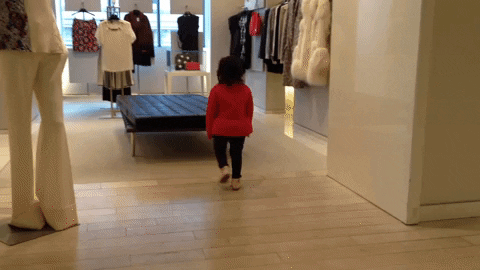 момиче пада gif