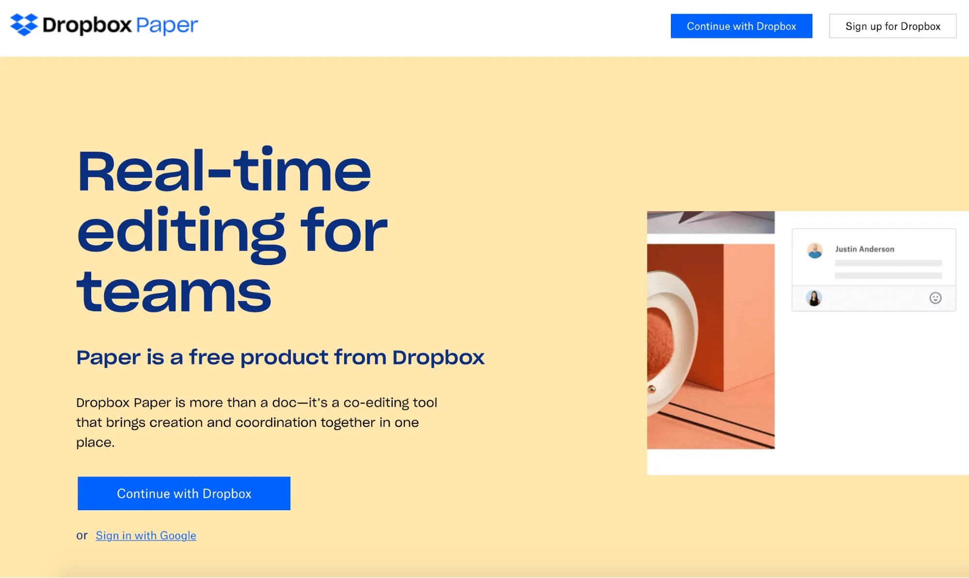 Dropbox Paper