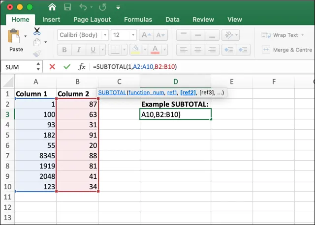 Exemplo de fórmulas do Excel: Career Foundry