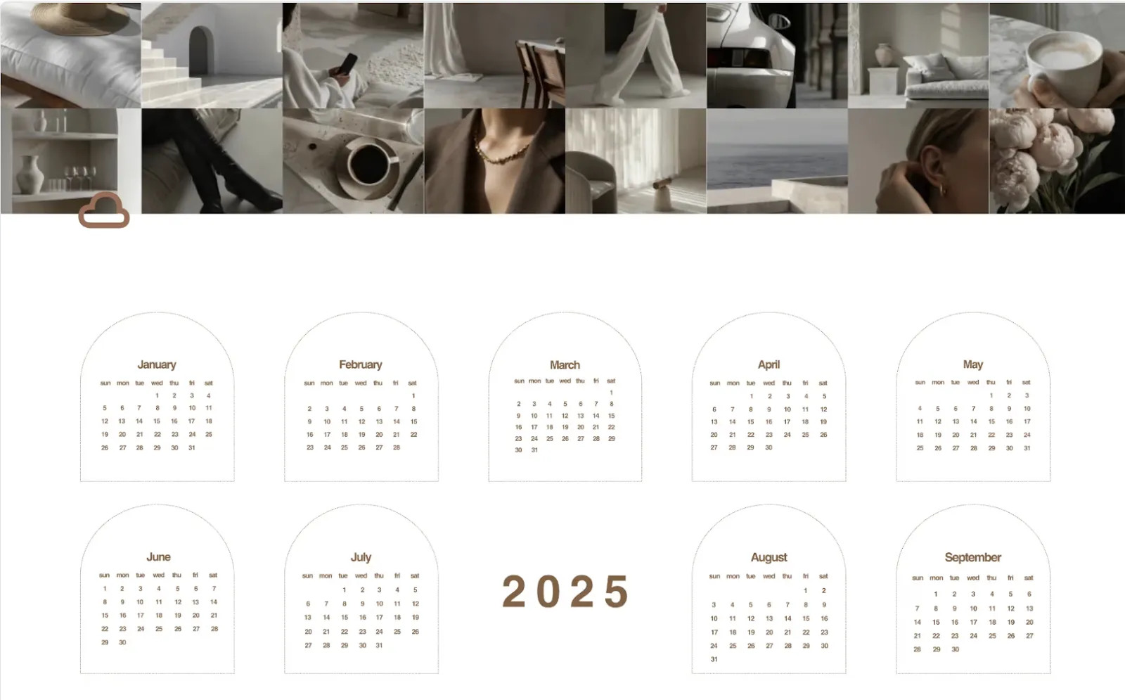Agenda numérique via Notion