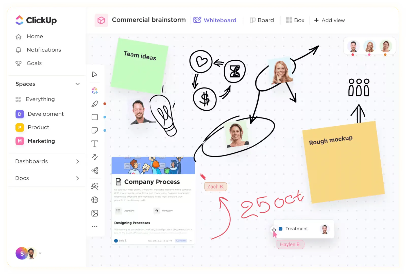Bảng trắng ClickUp
