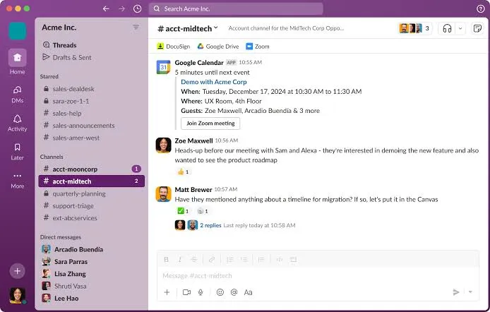 Slack: بدائل GroupMe التي تتطلب اتصالاً بالإنترنت