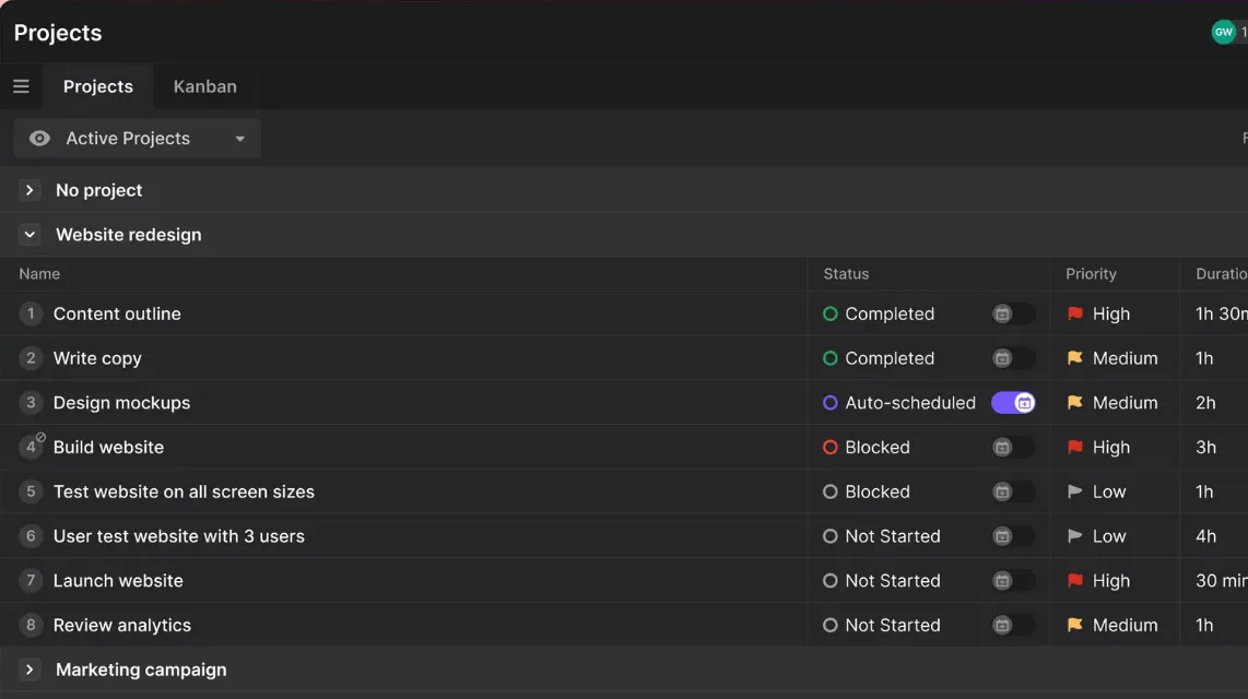 Motion AI Task Manager