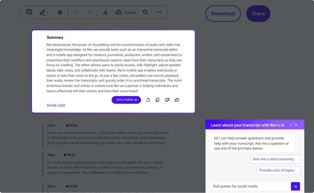 Rev Dashboard