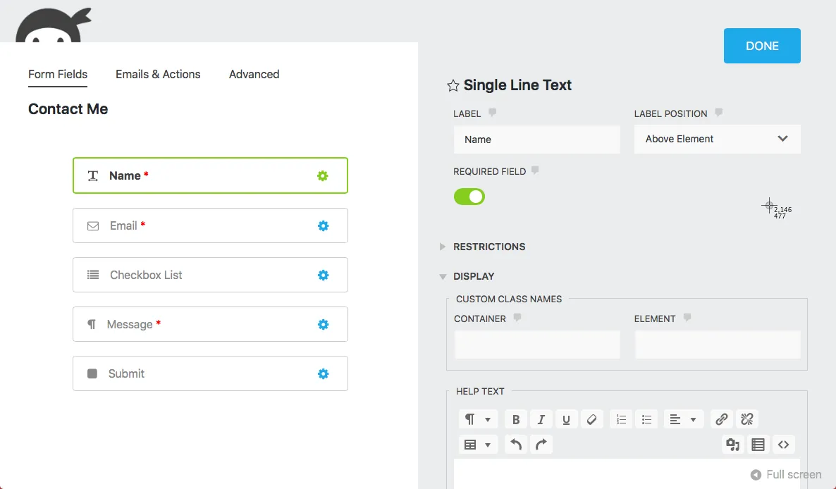 Ninja Forms: Alternative zu Google Forms